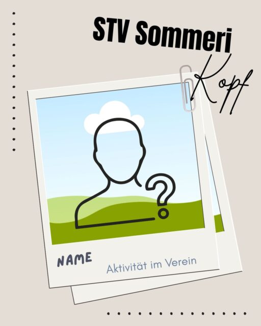 Unter „STV Sommeri - Kopf“ wird ab jetzt jede Monet es Gsicht vo üsem Verein vorgstellt! Es churzes Porträt mitem Lieblingsspruch, em persönliche Vereinshighlight und dä Riegezueghörigkeit söll en Iblick i üsi Turnerfamilie geh!😊 Also bis gspannt uf alli Gsichter, wo du kennelernä dörfsch! Mir sind üs sicher, so einigi devo kennsch du nonig eso guet…😉
#stvkopf#öftermalwasneues#sommeri#turnerfamilie#staytuned