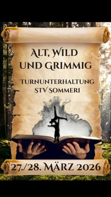 Bis au du debii, wenns in Sommeri abgoht!😉🥳😎
—> Häsch dis Billet scho?👀
#turnunterhaltig#altwildundgrimmig#bisaududebi#dogohtsab#stvsommeri
