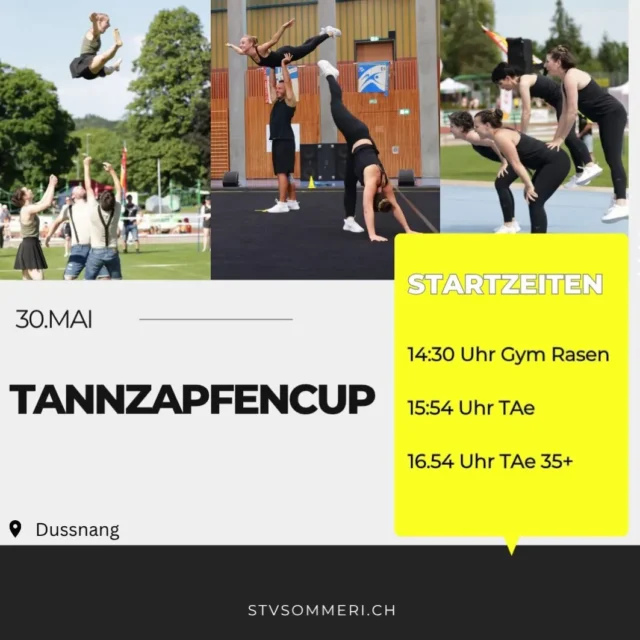 Am Samstig gohts au für die Aktive los!🤩 Sie freued sich riesig uf dä erst Wettkampf.🥳💪🏻 

Chum doch au go fääne!😉

#tannzapfecup#letsgo#saisonstart#gym#aerobic